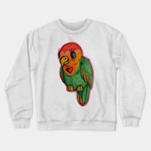 Lovebird Doodle Crewneck Sweatshirt